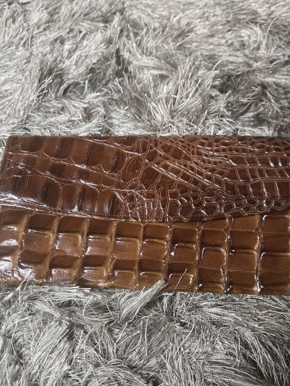 Vintage Roger Gimbel Leather Long Wallet/Clutch